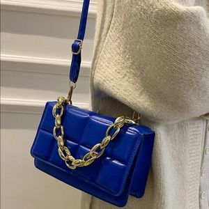 Plaid Flap Satchel Bag